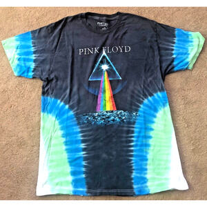 Pink Floyd Shirt “World Tour 72” Dark Side Of The Moon Tie Dye Men’s Size XXL